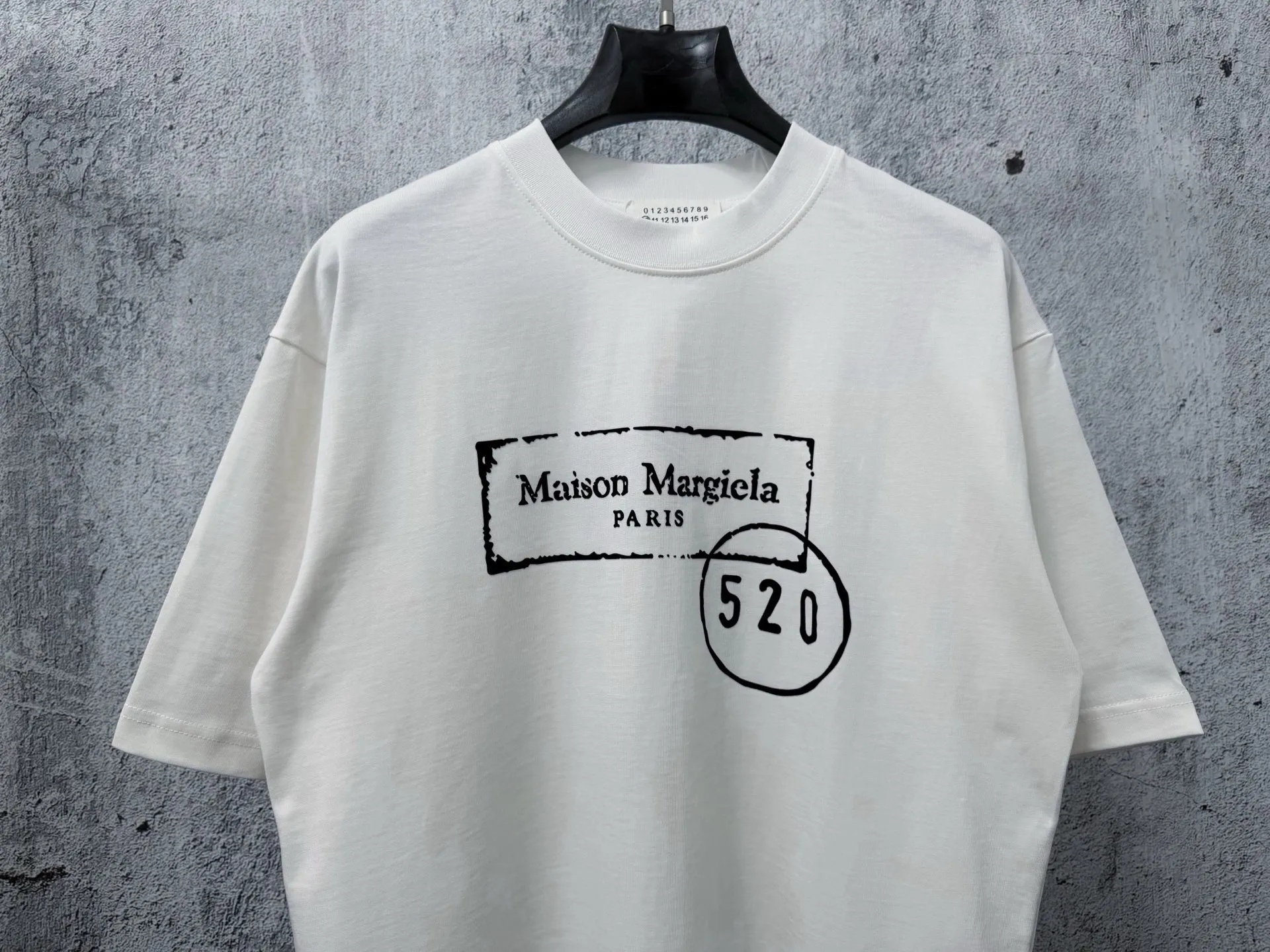 【Maison Margiela】 26ss T logo ， Same Style t Versatile ：Black，White Size：XS-L